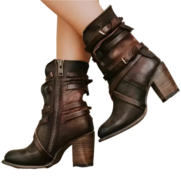 Aurelia Damen Ankle Boots – Vintage-inspirierte Absätze - Image 4