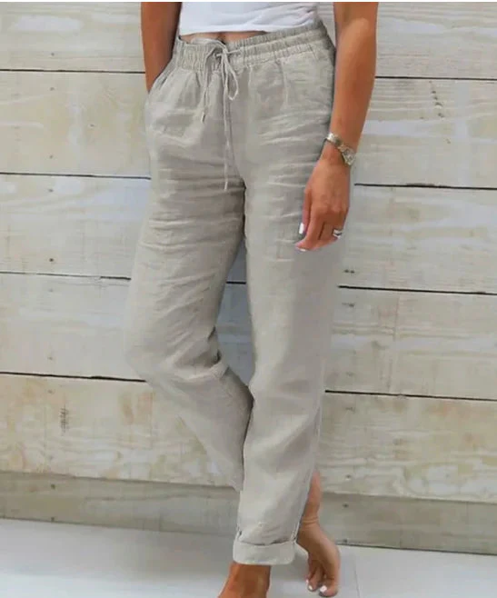 AURELIA - WEITE LEINENHOSE - Image 3