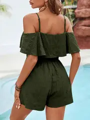 Aurora- Eleganter schulterfreier ärmelloser Jumpsuit für Frauen - Image 2