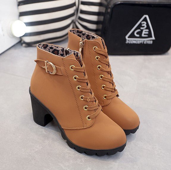 Ava - schnürstiefeletten zum aufpeppen deines herbst-outfits - Image 2