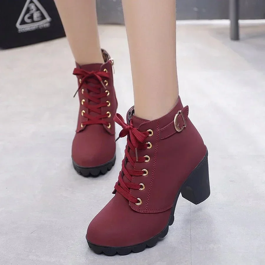 Ava - schnürstiefeletten zum aufpeppen deines herbst-outfits - Image 8
