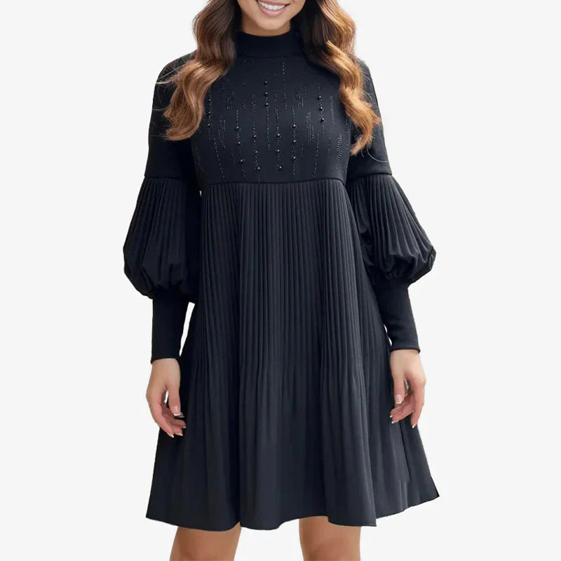 Avelyn™ - Elegantes Plisseekleid mit Laternenärmeln für Damen - Image 8