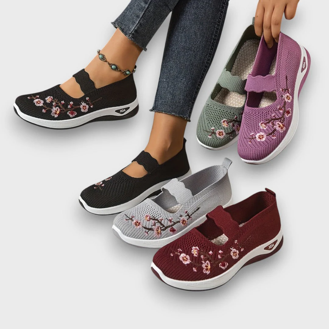 Averina – Femininer Komfort-Sneaker mit Stickerei - Image 3