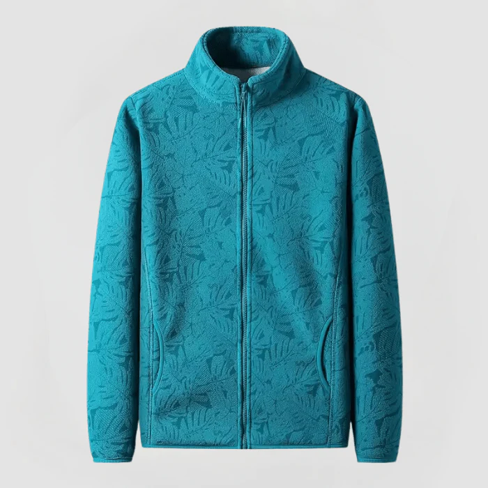 AYLA - FLEECEJACKE MIT FLORALEM MUSTER - Image 2
