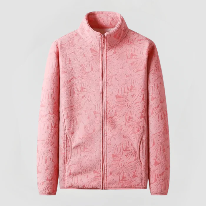 AYLA - FLEECEJACKE MIT FLORALEM MUSTER - Image 5