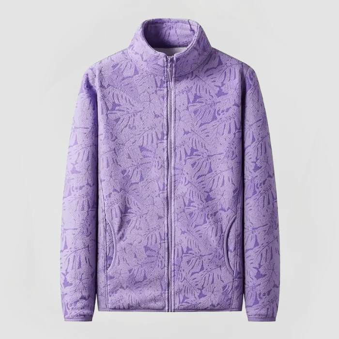 AYLA - FLEECEJACKE MIT FLORALEM MUSTER - Image 7