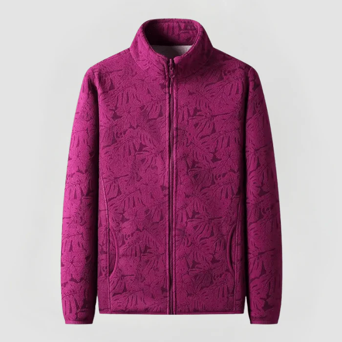AYLA - FLEECEJACKE MIT FLORALEM MUSTER - Image 8