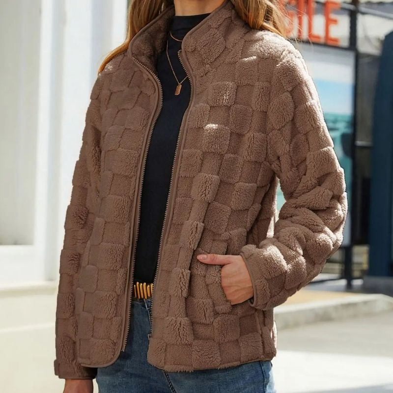 Ayleen - superweiche kurze fleecejacke - Image 5