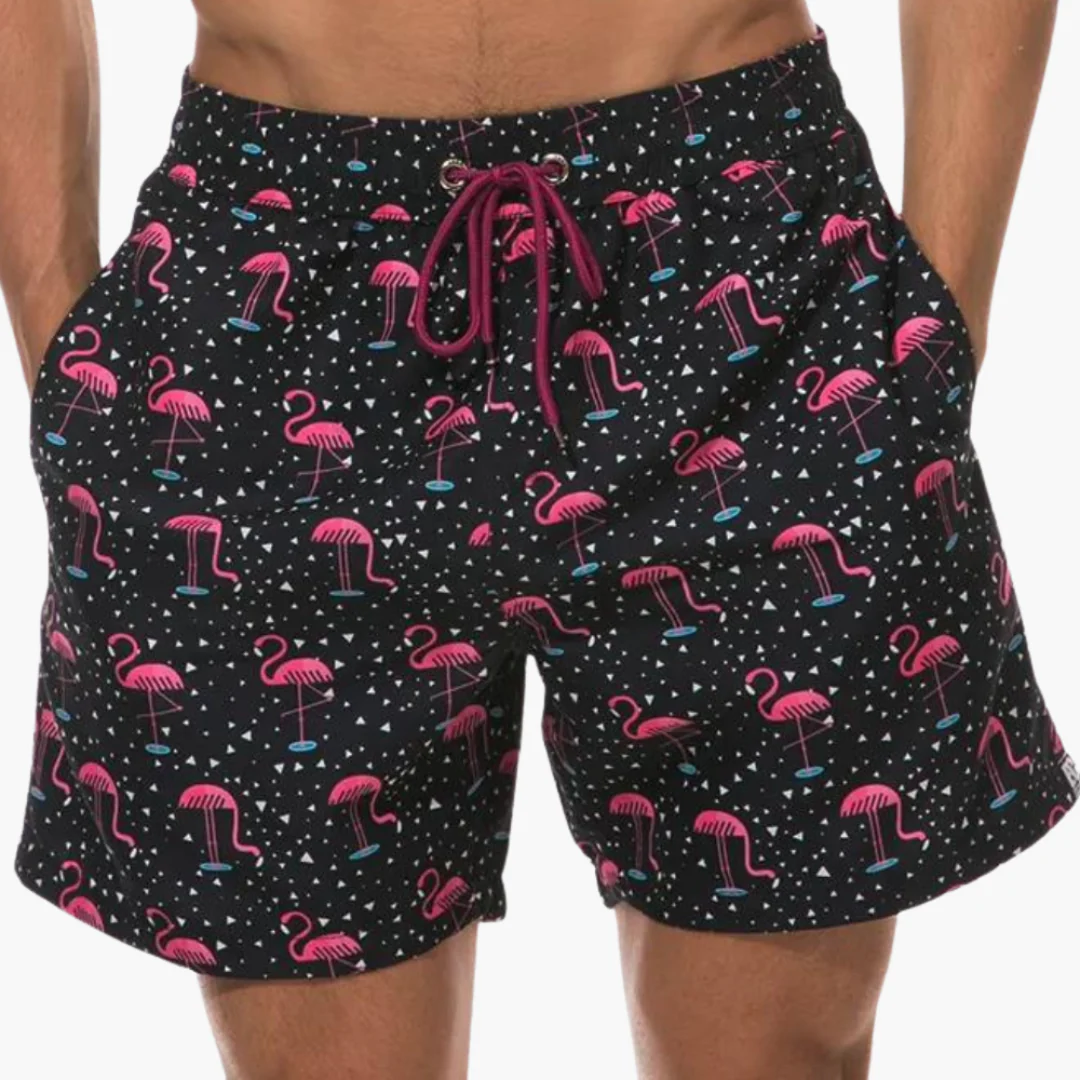 Badeshorts mit Innenslip - Herren Schwimmshorts schnell trocknend - Image 3