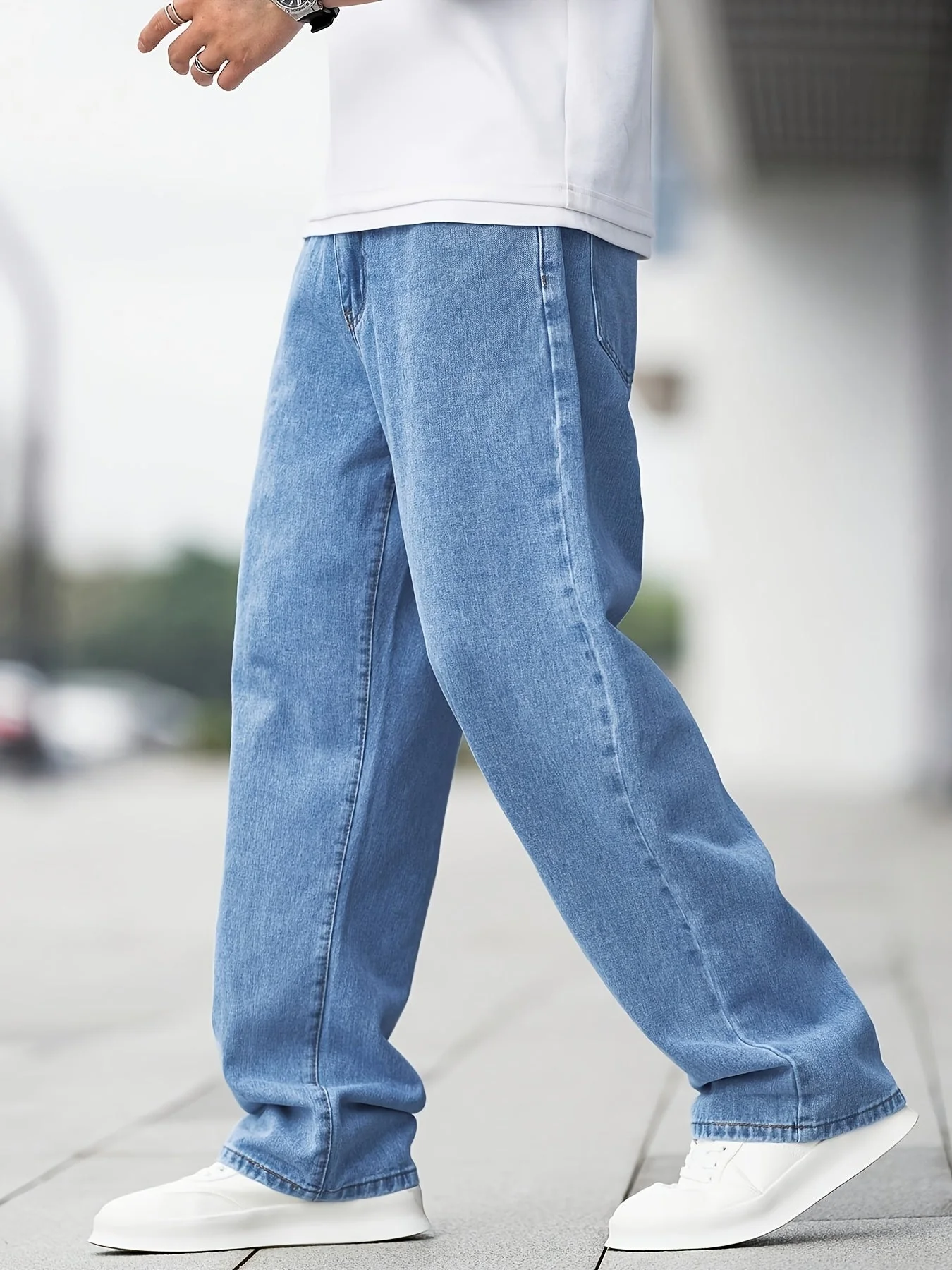 Baggy Jeans Herren | Weit Geschnittene Freizeitjeans - Image 2