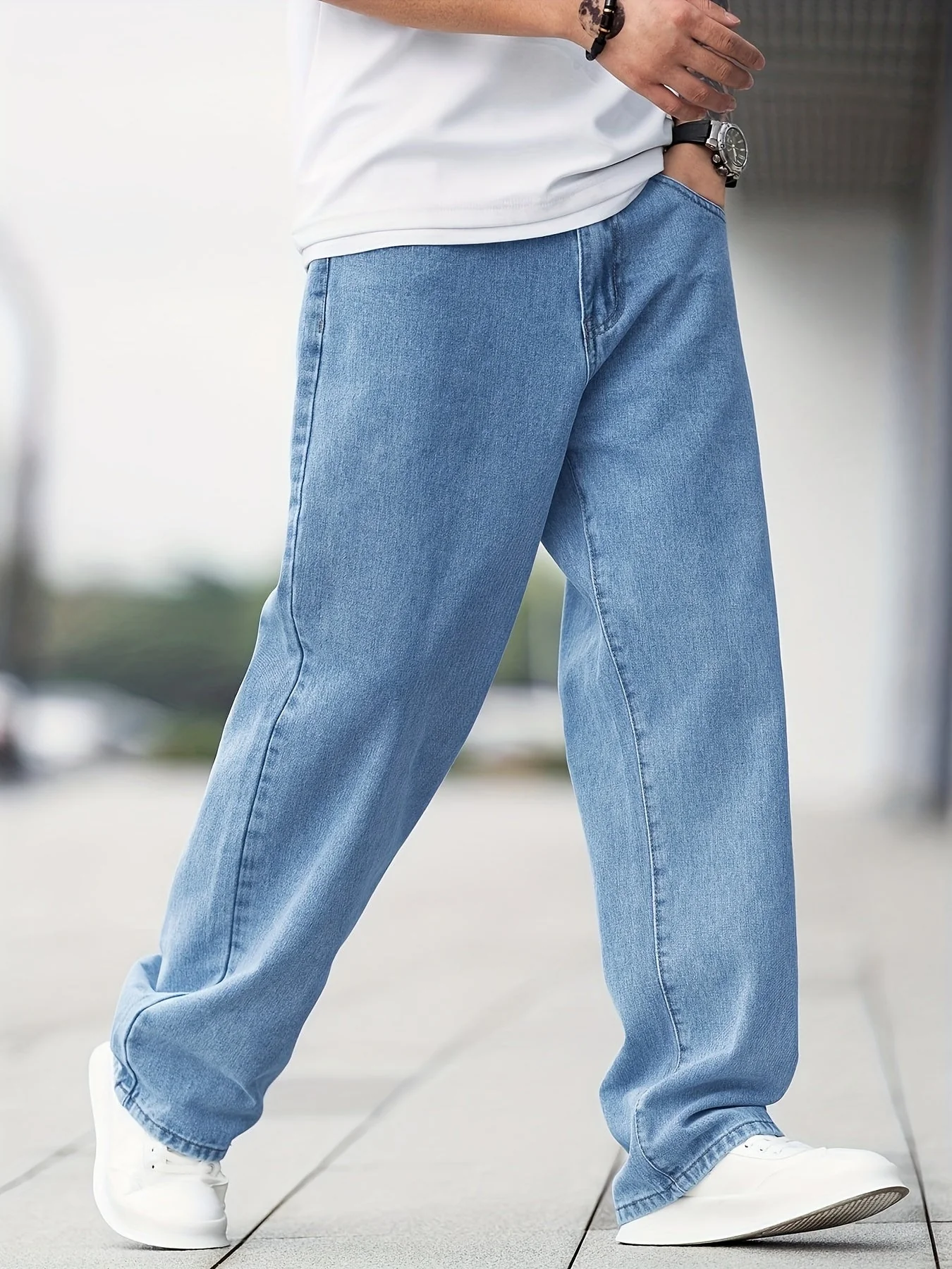 Baggy Jeans Herren | Weit Geschnittene Freizeitjeans - Image 3