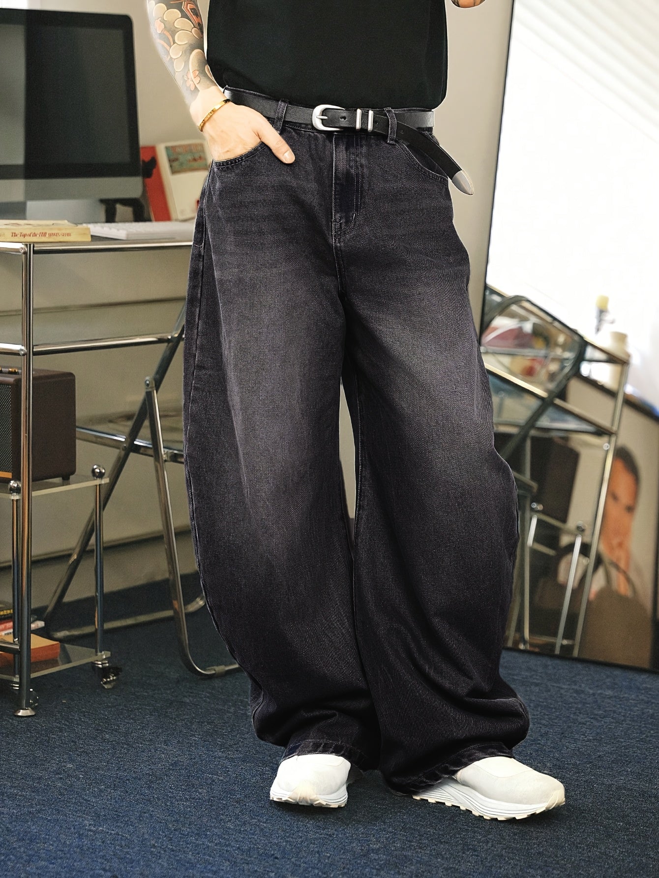 Baggy Jeans Herren | Weite Passform Mit Geradem Bein - Image 3