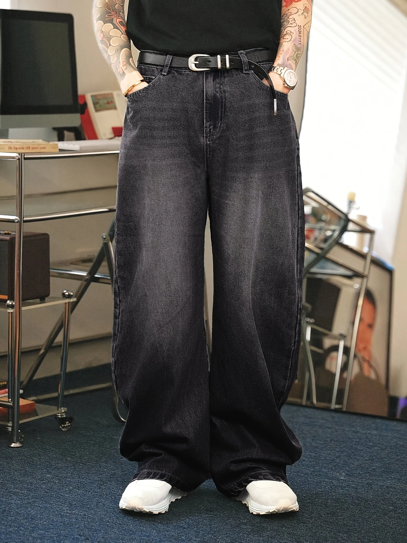 Baggy Jeans Herren | Weite Passform Mit Geradem Bein - Image 4