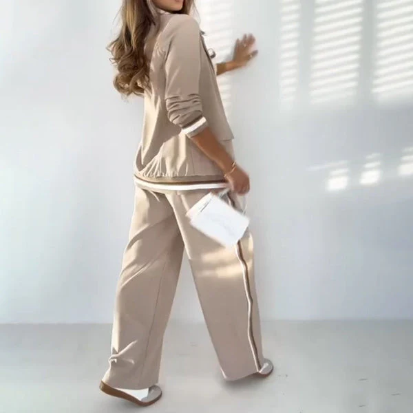 BAHAR - SET AUS BLAZER UND WEITEM HOSE - Image 2