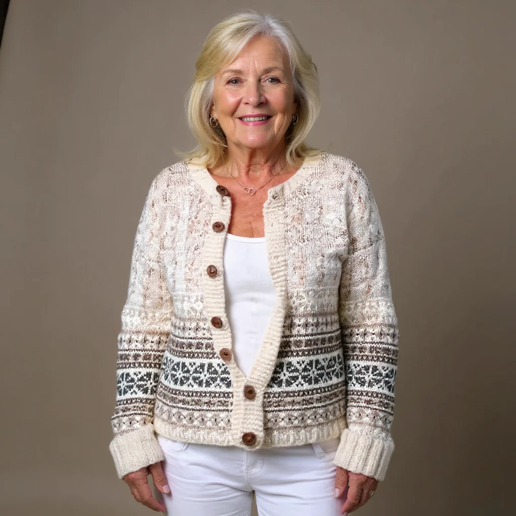 Bailey | Vintage Isländische Strickjacke - Image 2