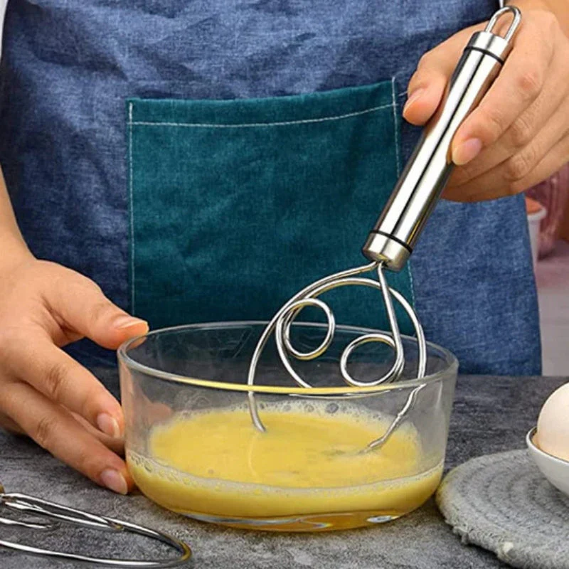 BakeCraft – Professionelles dänisches Teigschneebesen für müheloses Verrühren - Image 3