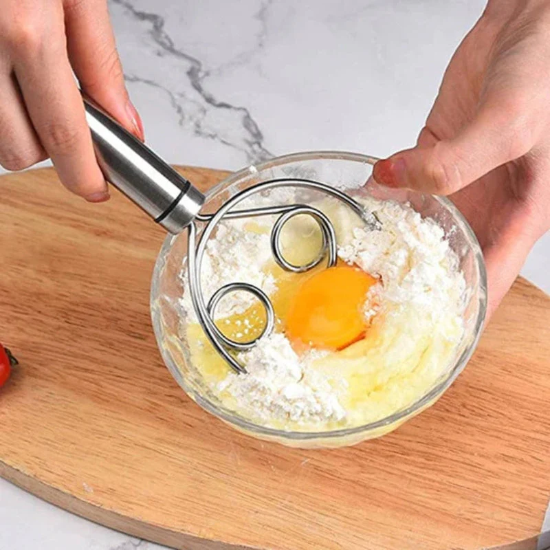 BakeCraft – Professionelles dänisches Teigschneebesen für müheloses Verrühren - Image 5