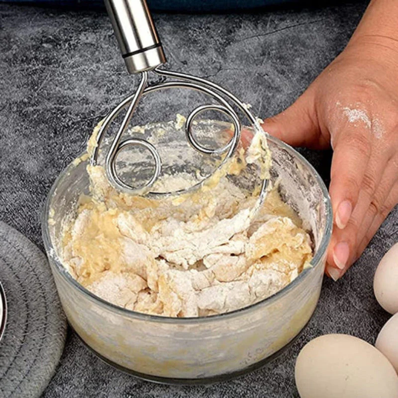 BakeCraft – Professionelles dänisches Teigschneebesen für müheloses Verrühren - Image 6