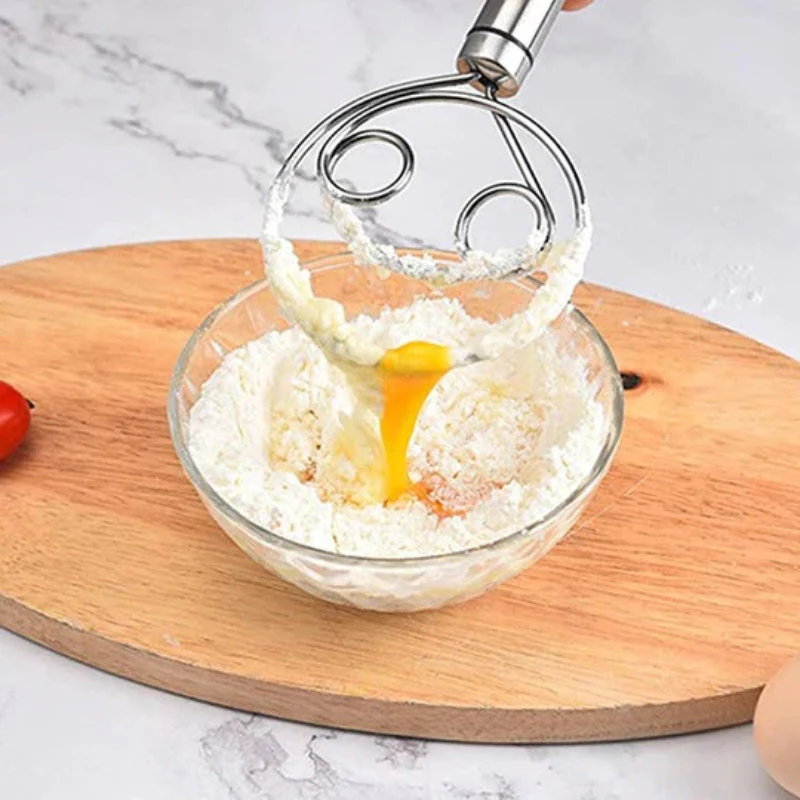 BakeCraft – Professionelles dänisches Teigschneebesen für müheloses Verrühren - Image 7