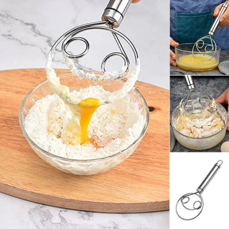 BakeCraft – Professionelles dänisches Teigschneebesen für müheloses Verrühren - Image 9