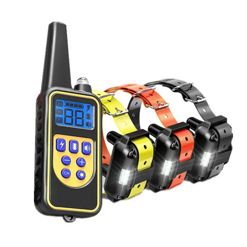 [BANNED IN GERMANY 04-10-2026] Wasserdichte elektrische Hundehalsband mit Fernbedienung - wiederaufladbar, einstellbar für alle Größen, humane Trainingsoptionen - Image 3