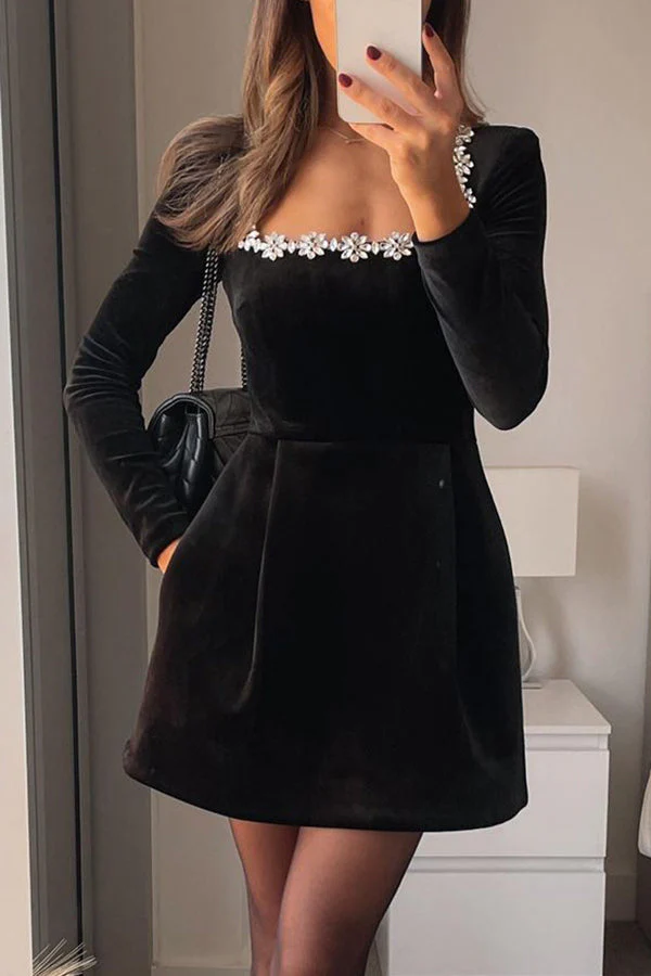 Barbara - Minikleid aus Samt - Image 8