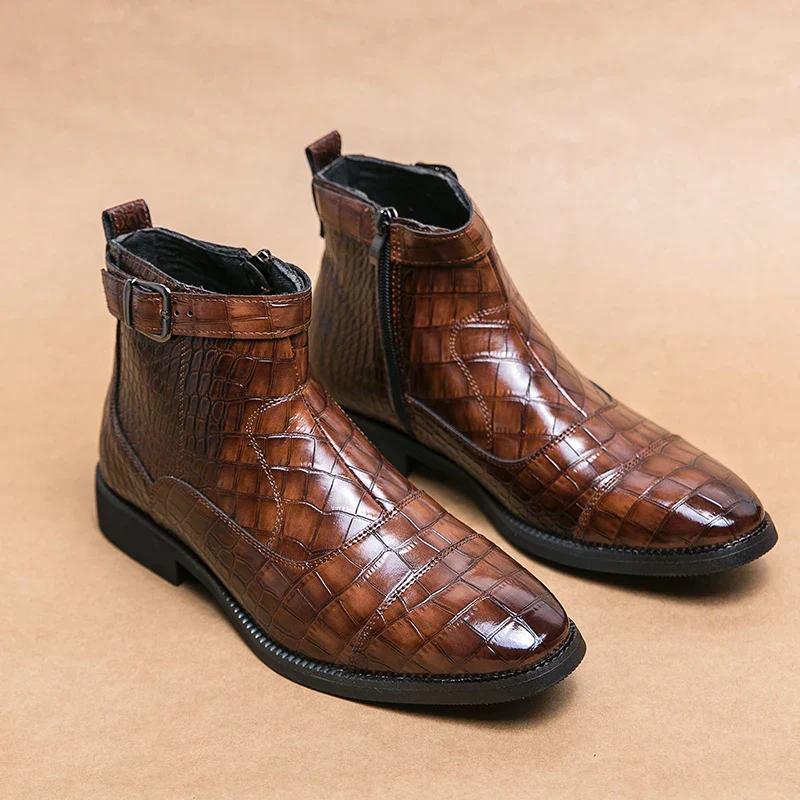 Baron | Lederstiefel mit Schnalle - Image 5