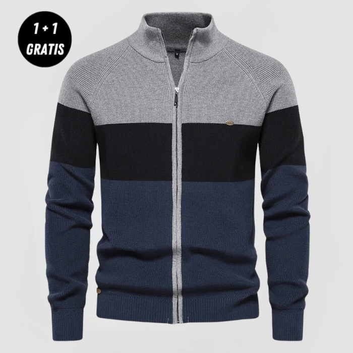 BASTIAN - STRICKPULLOVER MIT REISSVERSCHLUSS (1+1 GRATIS) - Image 11