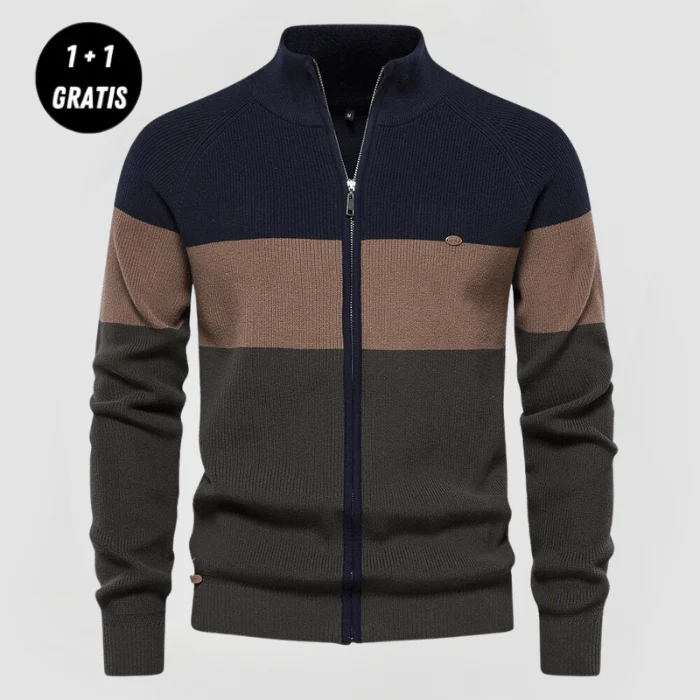 BASTIAN - STRICKPULLOVER MIT REISSVERSCHLUSS (1+1 GRATIS) - Image 12