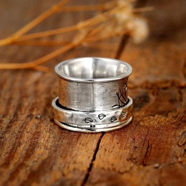 Baum des Lebens Spinner Meditation Ring - Image 3