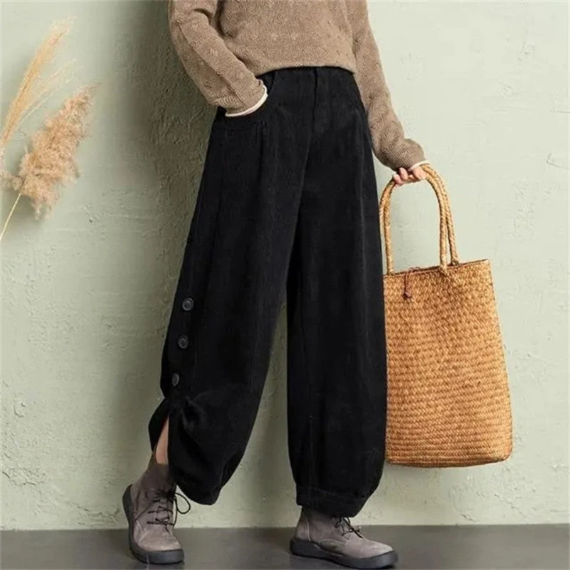 BEATE - WEITE CORDHOSE - Image 4