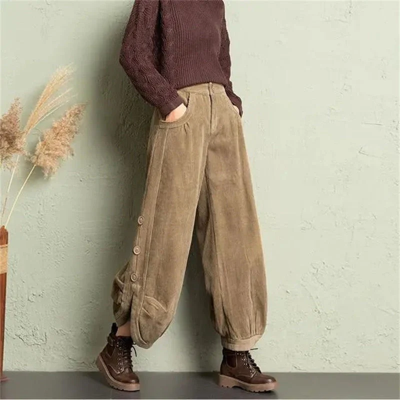 BEATE - WEITE CORDHOSE - Image 5