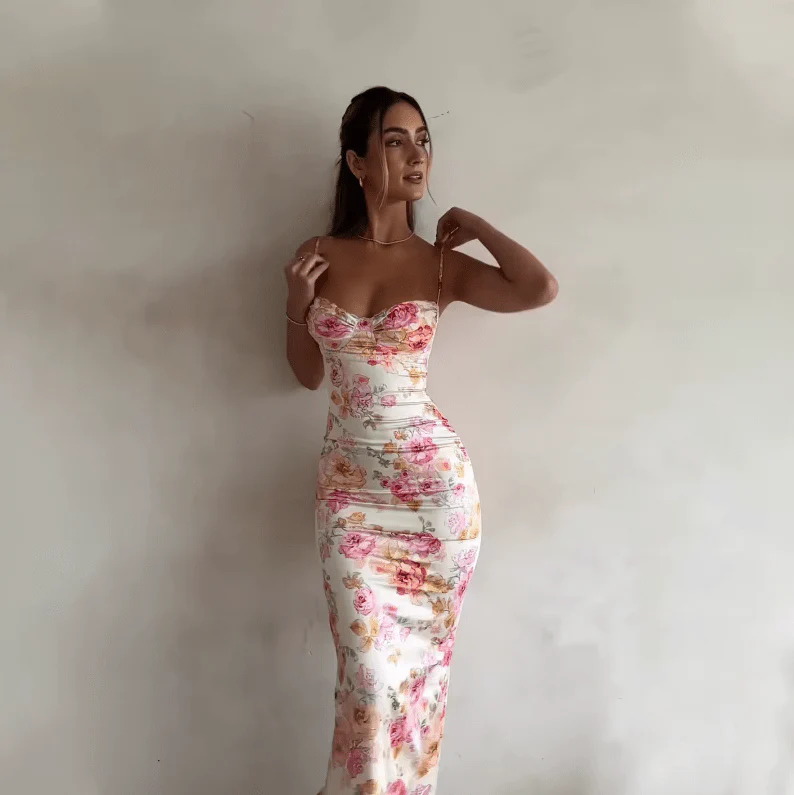 Beau | Sommerliches Maxikleid mit Blumenmuster - Image 4