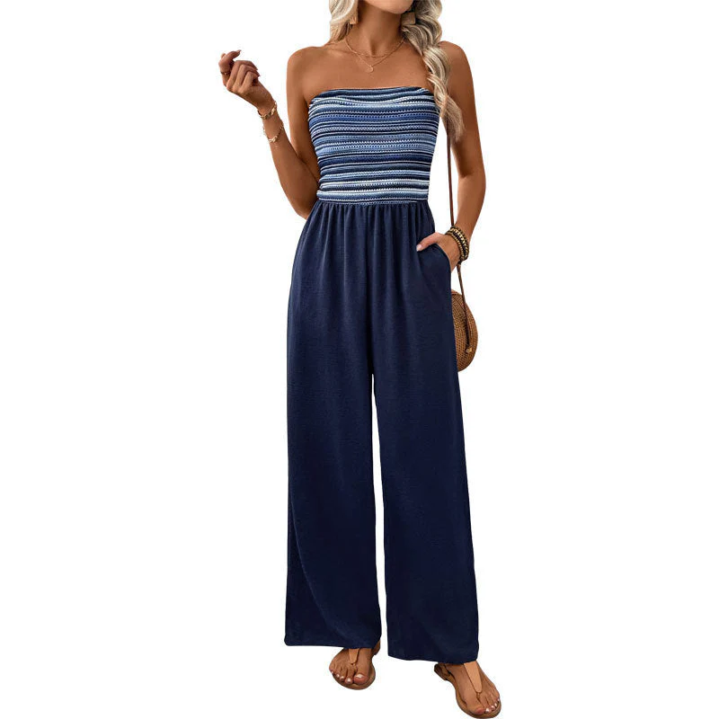 Belinda - Bandeau-Jumpsuit mit breiten Beinen - Image 4