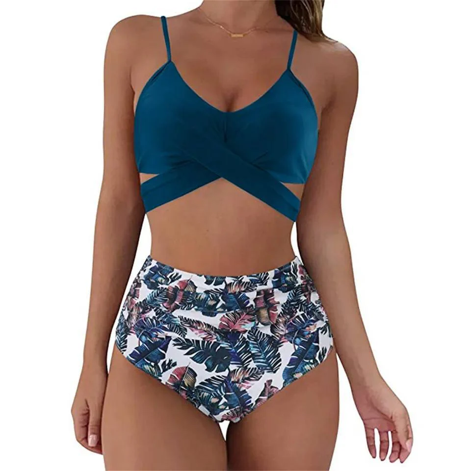 Bella | Hochtaillierter, farbenfroher Damen-Bikini - Image 16