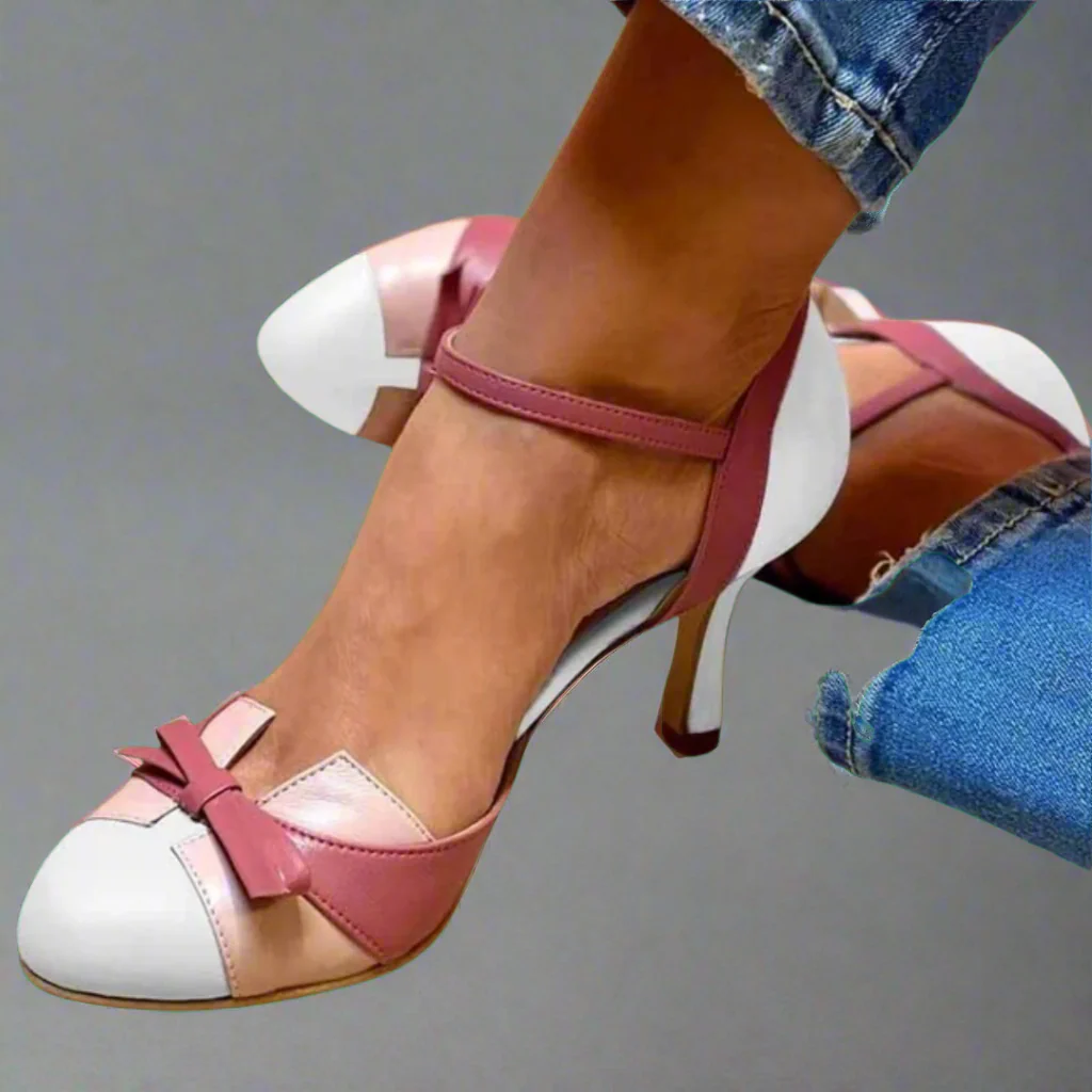 Bellarosa | Bunte Sandalen mit Knoten und Riemen, runde Zehenpartie - Image 5