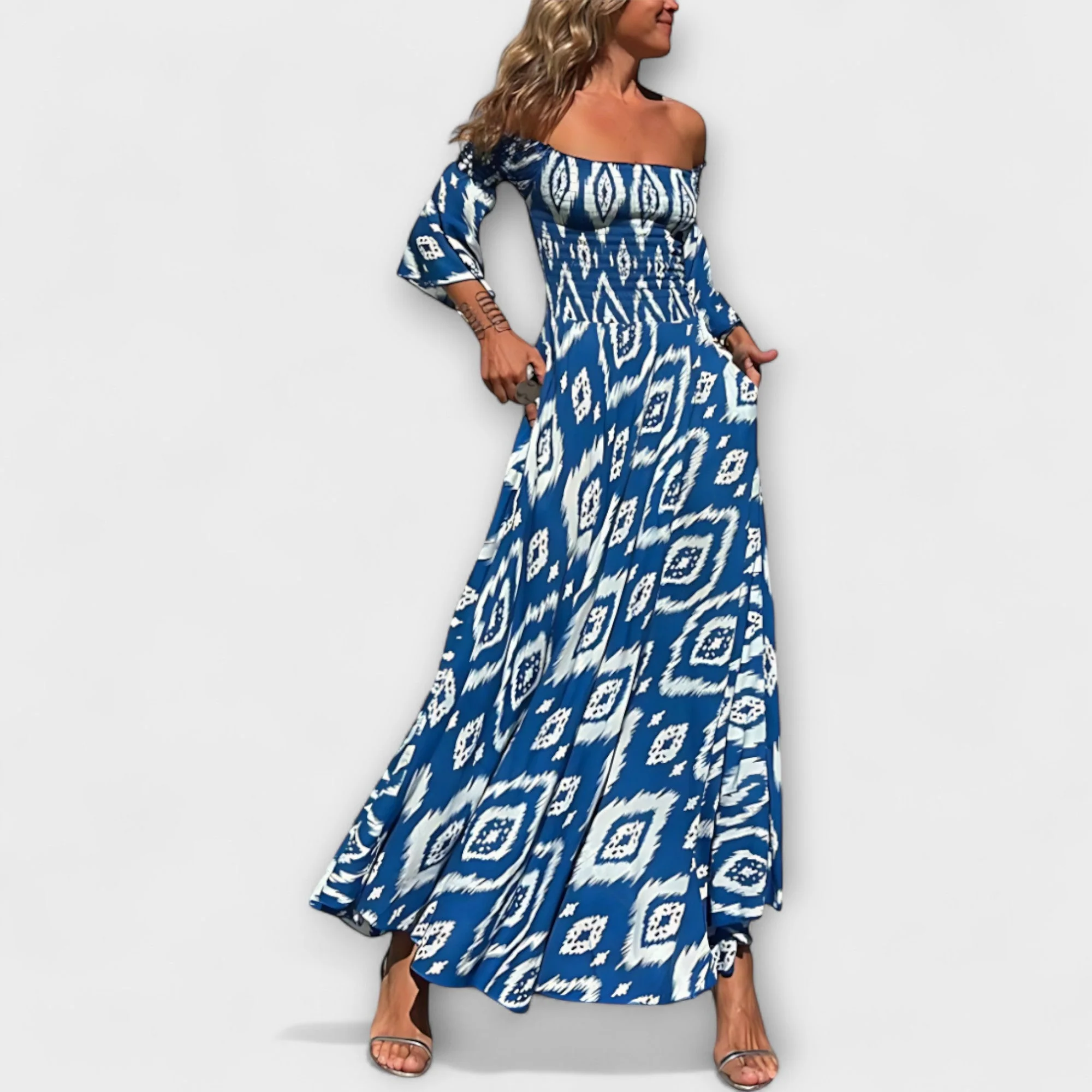 Bellira – Off-Shoulder Kleid mit floraler Leichtigkeit - Image 2