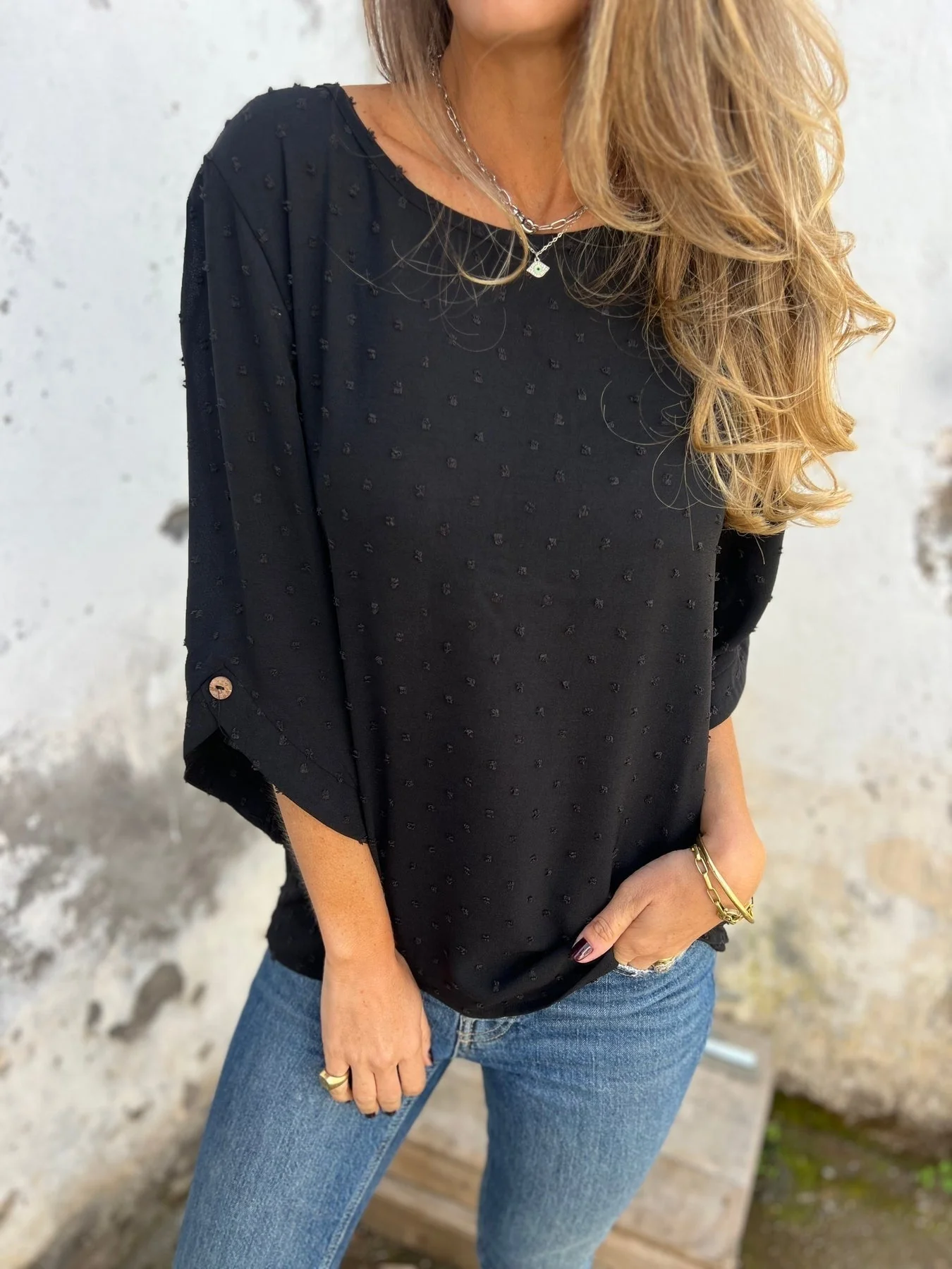 BENEDICTE - LOCKERE BLUSE MIT ÄRMELN - Image 10