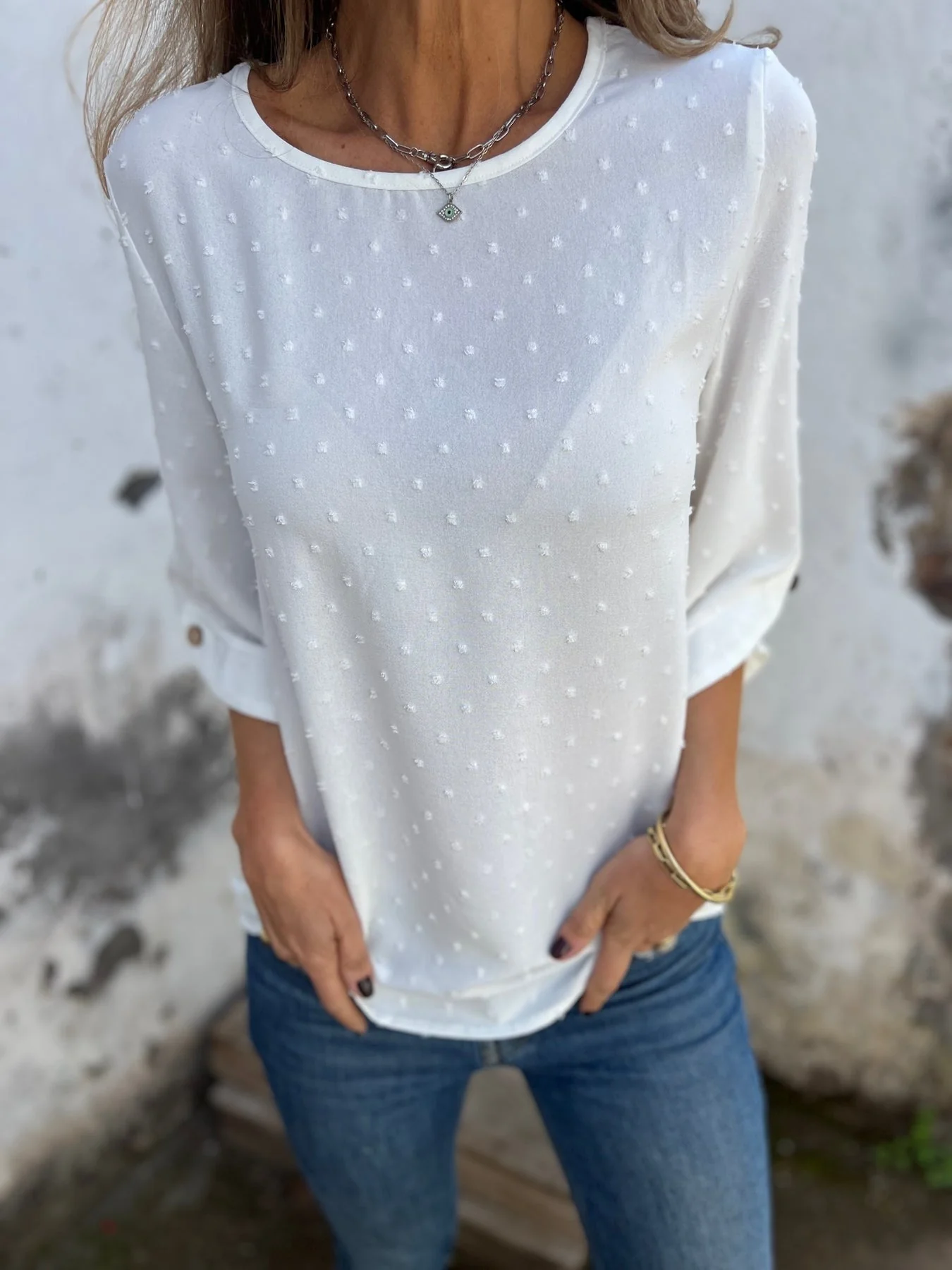 BENEDICTE - LOCKERE BLUSE MIT ÄRMELN - Image 11