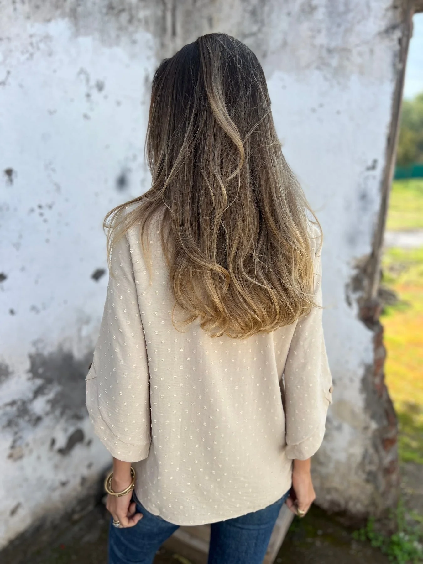 BENEDICTE - LOCKERE BLUSE MIT ÄRMELN - Image 3