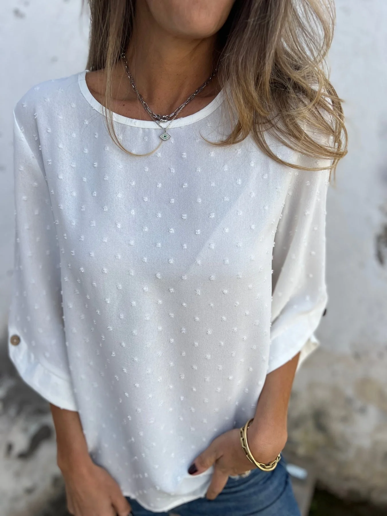 BENEDICTE - LOCKERE BLUSE MIT ÄRMELN - Image 6