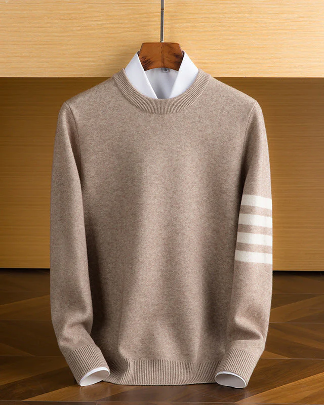 BENJAMIN - ENGER STRICKPULLOVER AUS WOLLE - Image 2