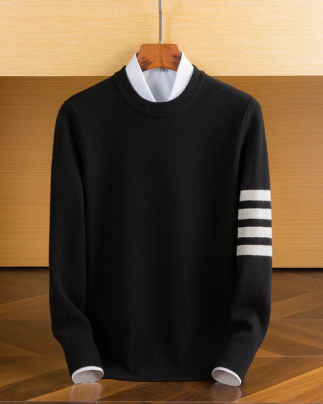 BENJAMIN - ENGER STRICKPULLOVER AUS WOLLE - Image 3