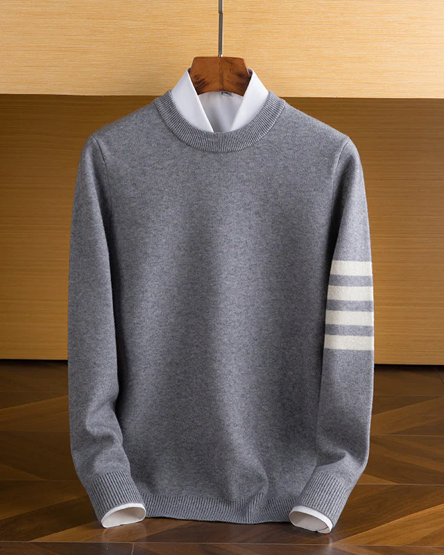 BENJAMIN - ENGER STRICKPULLOVER AUS WOLLE - Image 4