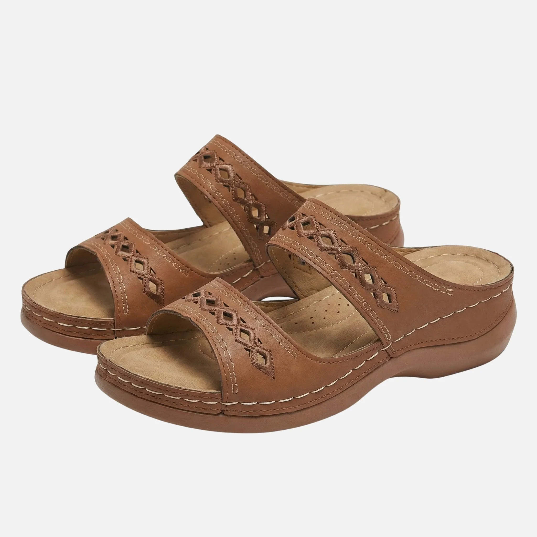 Tanja | Damen Bequeme Sommer Pantoletten Lochmuster – Komfort Pantoletten Sommer - Image 7
