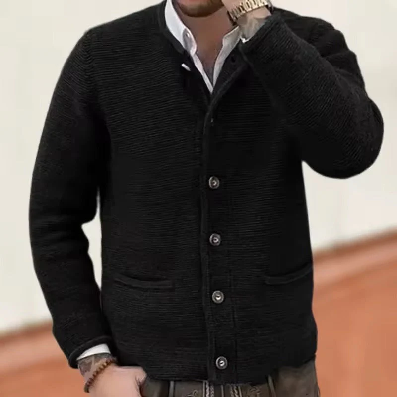 BERGEN - ENGER STRICKJACKE MIT KNÖPFEN - Image 2