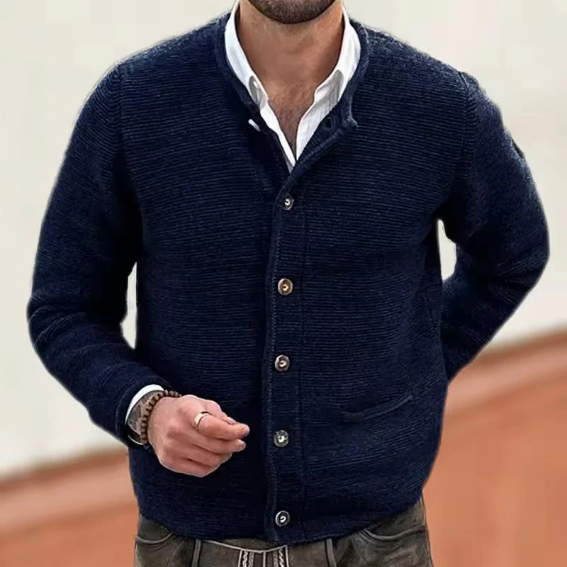 BERGEN - ENGER STRICKJACKE MIT KNÖPFEN - Image 6