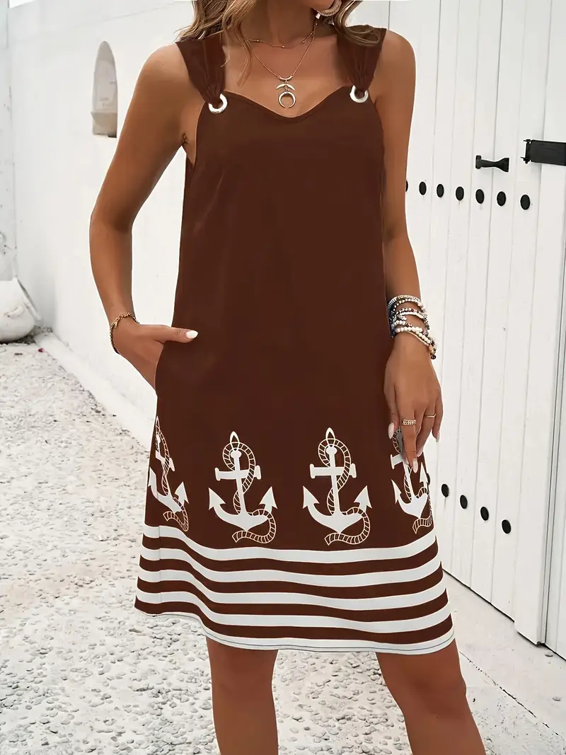 BERNA - ÄRMELLOSES KLEID MIT BREITEN TRÄGERN - Image 10