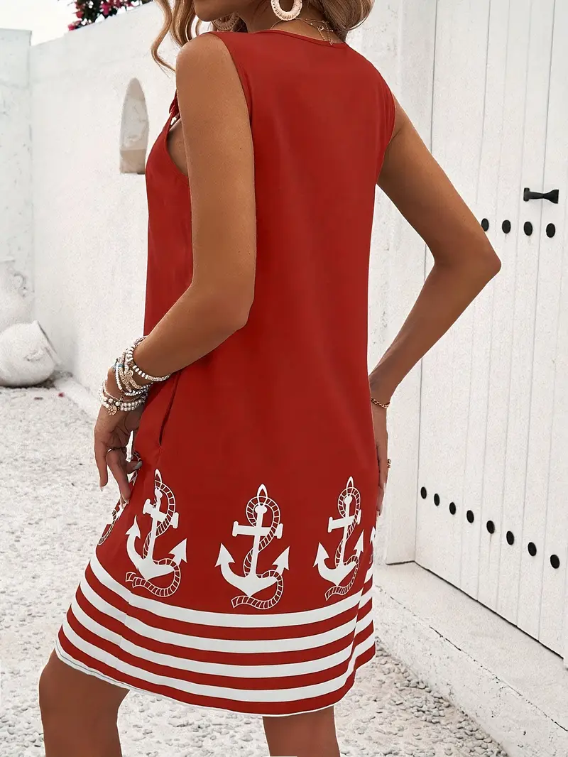 BERNA - ÄRMELLOSES KLEID MIT BREITEN TRÄGERN - Image 4