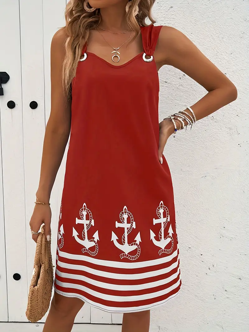 BERNA - ÄRMELLOSES KLEID MIT BREITEN TRÄGERN - Image 8